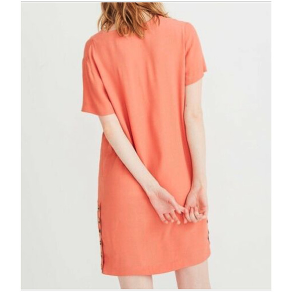 NWT~Madewell‎ Side Button Easy Dress in Sweet Dahlia~XXS/ XS - Picture 2 of 5
